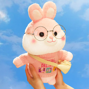 可爱兔子毛绒玩具女孩睡觉抱安抚玩偶公仔娃娃小新款抱枕礼物