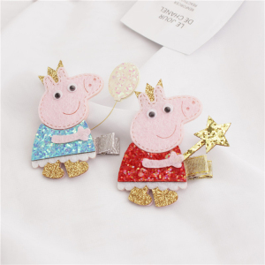 粉红猪小妹佩佩猪发夹 cocoing儿童发饰女童发夹女孩发卡宝宝头饰