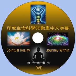 灵性的实相 dvd 光盘光碟 印度生命科学3d动画 中文字幕 佛教结缘