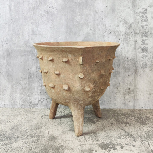 仿古陶器摆件最早的鼎新石器时代炊煮器裴李岗文化乳钉纹红陶鼎