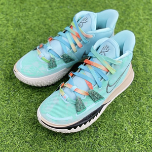 适配nike kyrie 7 ep薄荷绿热带海岛扎染夜光渐变泼墨欧文7鞋带