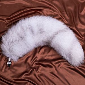 尾巴插件猫尾巴道具狐狸尾巴cos肛塞尾巴超长猫尾sm小号狗真毛