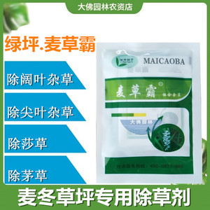 绿坪麦草霸苯磺隆麦冬草坪牛筋草小飞蓬葱麦净阔叶杂草除草剂包邮