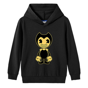 班迪儿童秋装长袖bendy男童连帽卫衣中大童纯棉周边长袖潮童衣服