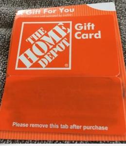 USA美国Home Depot Gift Card100USD礼品卡 家居充值礼品卡优惠券