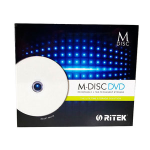 铼德(RITEK)千年光盘M-DISC DVD 4.7G刻录盘光碟空白光盘单片盒装