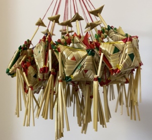 新春礼品 端午节香包秸秆编制 小车挂件 童年回忆 环保工艺品
