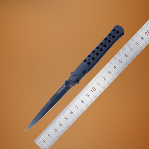 美国冷钢26agstx cts-xhp 粉末钢黑色大剑鱼 g10手柄户外露营水果