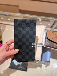 日本代购直邮 lv 路易威登 黑色棋盘格 长款钱包 可刻字 n62665