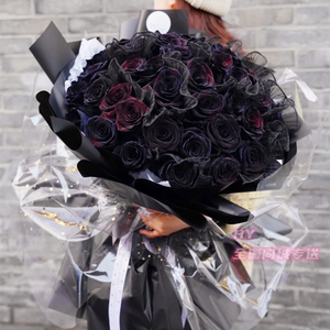 shayatou66888淘宝抖音蓝色妖姬厄瓜多尔玫瑰花束深圳广州合肥西安
