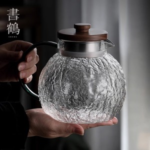 冷水壶玻璃耐高温大容量家用凉水壶茶壶日式加厚开水壶凉水杯套装