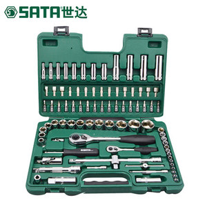 世达sata86件套汽修汽保组合组套棘轮套筒扳手汽车工具套装09013