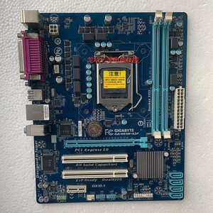 技嘉 ga-h61m-s2p ddr3电脑 1155针主板 双pci 全固态 打印串口
