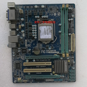 技嘉 ga-h61m-d2p-b3 ddr3电脑  h61m 1155针主板 双pci 集成dvi