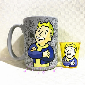 辐射4fallout4避难所小子bb小子游戏周边陶瓷马克杯咖啡杯水杯子