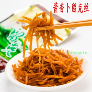 科沁万佳酱香卜留克咸菜丝60g*10袋装酱菜特产早餐下饭小菜阿尔山