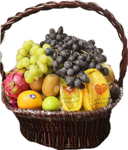 新鲜高端订制端午节中秋节水果礼篮各种福利探亲进口高档水果篮