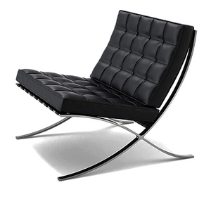 Barcelona Chair巴塞罗那椅现代单人沙发椅设计师明星同款休闲椅