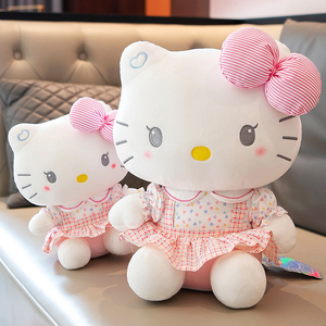 hellokitty公仔毛绒玩具可爱哈喽kt玩偶布娃娃凯蒂猫咪生日礼物女