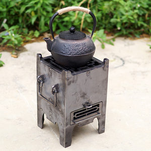 wanzhongyi88淘宝钢板10人单人不锈钢家用野餐户外炭炉炉子5人烧烤