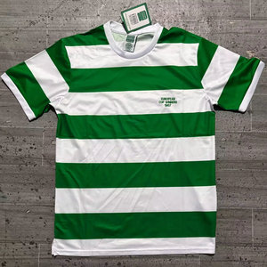 66-67赛季苏超凯尔特人球衣 欧冠冠军Celtic F.C.短袖复古足球服