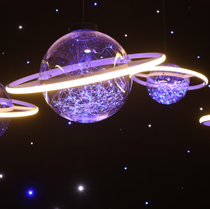 婚庆道具新款太空球 火星球吊顶 星空球镀锌球宇宙球舞台空中布置