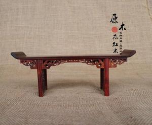 新款促销 木制工艺品摆件 精美红酸枝仿古家具模型装饰品小琴桌