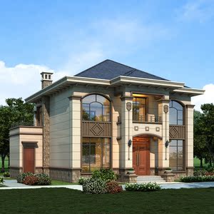 小洋房别墅设计图纸农村两层