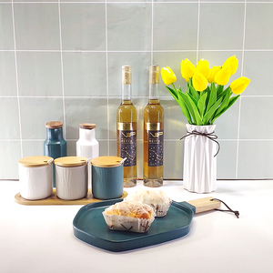 北欧样板房厨房装饰品小摆件家居饰品餐厅橱柜道具花组合创意摆设