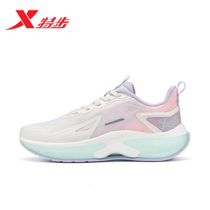 特步影擎跑鞋丨运动鞋女鞋春季新款ace动力巢减震软977118110006