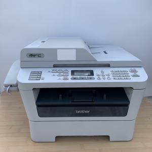 黑白激光打印机一体机兄弟7360联想7400家用复印打印扫描多功能