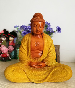 大海模具如来佛像35cm石膏像乳胶模具 儿童益智diy手工制作