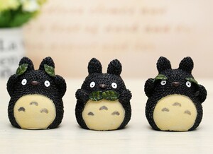 大海模具迷你三不小龙猫10cm石膏像乳胶模具 儿童益智diy手工制作