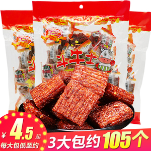 湖南新翔宇斗牛士大刀肉 麻辣条片素肉小吃特产零食 80后怀旧小吃