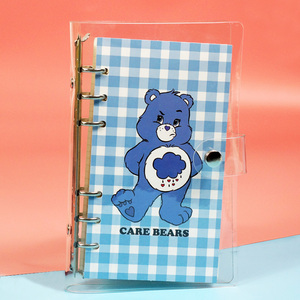 ins风可爱卡通彩虹色小熊活页手账本a6网红学生日记笔记本