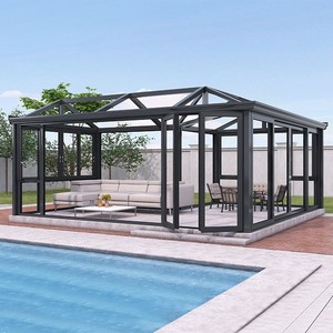 00wo5917淘宝电动雨棚移动伸缩屋顶推拉厂房顶棚活动悬空轨道帐篷