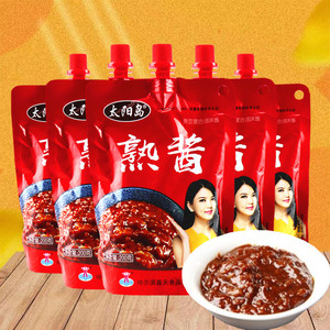 太阳岛熟酱160g袋装黄豆复合调味酱蘸酱菜炖鱼酱炒菜酱拌面酱包邮