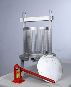 000人付款淘宝压蜜机不锈钢千斤顶压榨机竖条砸蜡机液压机蜂蜜压榨机