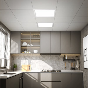 集成吊顶led平板灯家用厨房卫生间铝扣板灯饰天花板嵌入式灯具