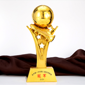 足球奖杯模型奖章定制金靴冠军世界杯纪念品金手套c罗金球奖礼品