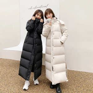 及踝长款羽绒服女长过膝到脚踝宽松加厚加长东北艺考生超长款外套