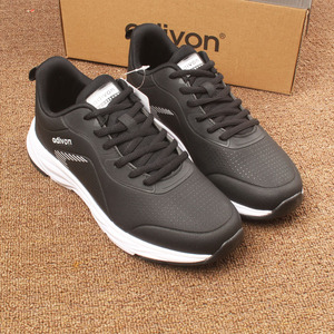 阿迪王运动鞋adivon男鞋秋冬季皮面超纤透气休闲软底跑鞋男跑步鞋