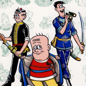 粤语中字动画电影《1982 老夫子水虎傳》单张碟片DVD