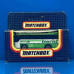 matchbox 火柴盒 1/140 1986款 伊卡鲁斯 巴士 上海环球 深蓝盒