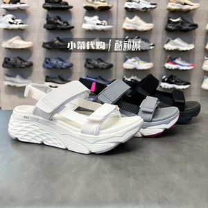 skechers斯凯奇女鞋 夏季轻便透气增高休闲凉鞋 减震沙滩鞋140421