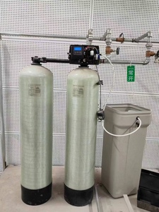 FLECK单阀双罐软化水处理设备1-10吨富莱克全自动锅炉软水器水机