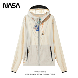 NASA凉感防晒衣2024春夏新款户外男女冰丝外套轻薄防紫外线皮肤衣