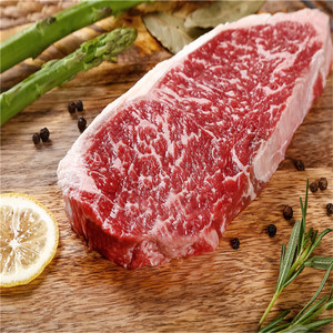 澳洲进口安格斯谷饲雪花牛排m5西冷牛排厚切1000g西餐牛肉5片新鲜