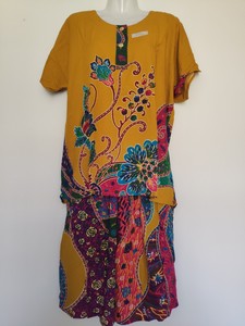 印尼巴迪(batik)蜡染棉料家居服透气凉爽