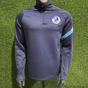 大连人训练服球衣队服2021中超足球装备组队定制藏蓝色短袖对抗服